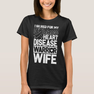 Camiseta Sensibilização para a má esposa guerreira fica ver