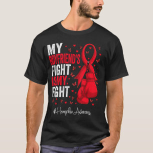 Camiseta Sensibilização para a Namorado de Hemofilia da Fai