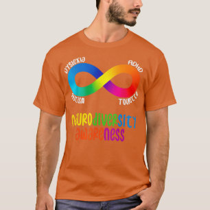 Camiseta Sensibilização para a Neurodiversidade ADHD Autism