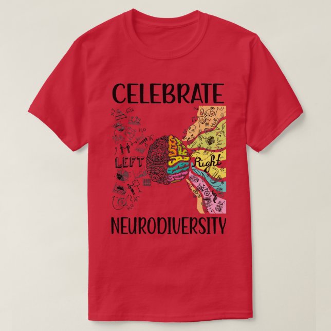 Camiseta Sensibilização para a Neurodiversidade Autismo Neu (Frente do Design)