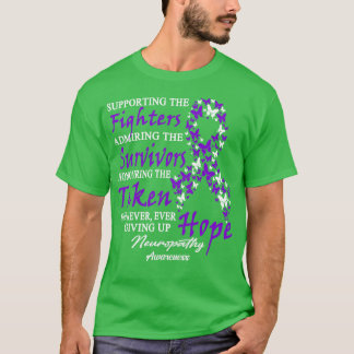 Camiseta Sensibilização Para A Neuropatia Que Apoia A Mante