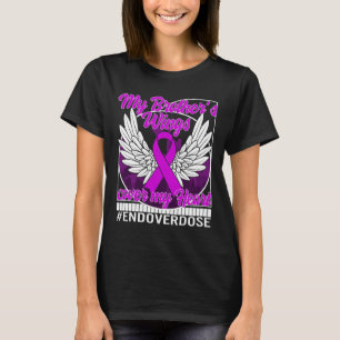 Camiseta Sensibilização para a overdose de fármacos Cobrir