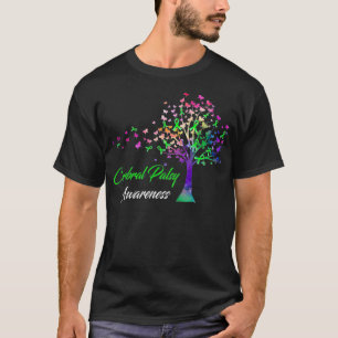 Camiseta Sensibilização para a paralisia cerebral da fita