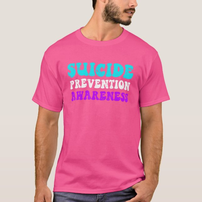 Camiseta Sensibilização Para A Prevenção Do Suicídio (Frente)