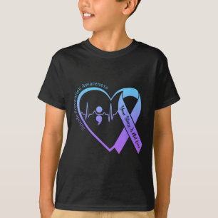 Camiseta Sensibilização Para A Prevenção Do Suicídio Mês Te