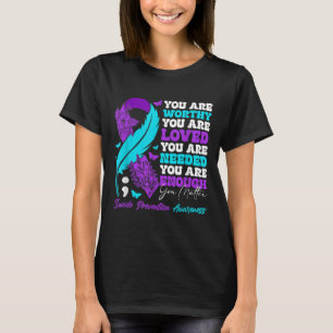 Camiseta Sensibilização para a prevenção do suicídio Motiva