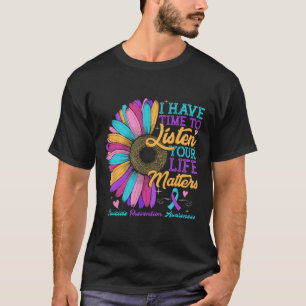 Camiseta Sensibilização Para A Prevenção Do Suicídio Tenho