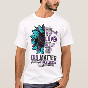 Camiseta Sensibilização Para A Prevenção Do Suicídio Você É