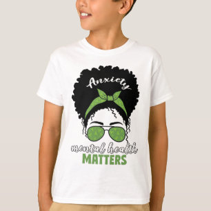 Camiseta Sensibilização para a saúde Mensagem Bun Problemas