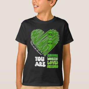 Camiseta Sensibilização para a saúde mental Cefaleias sunfl