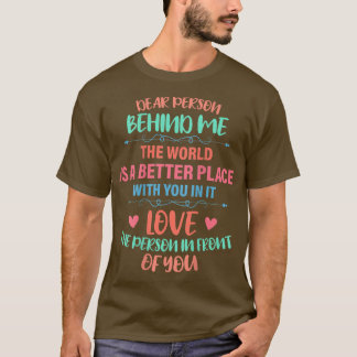 Camiseta Sensibilização Para A Saúde Mental Coloca Atrás De