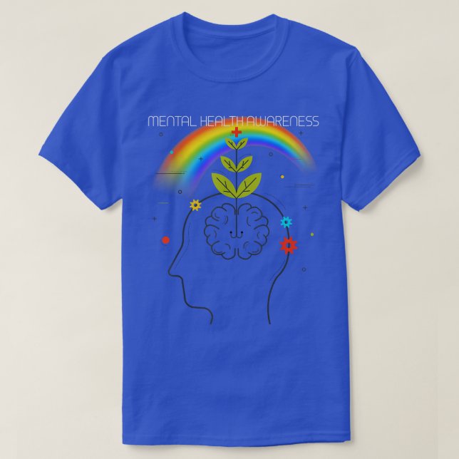 Camiseta Sensibilização Para A Saúde Mental Da Lgbt2952 128 (Frente do Design)