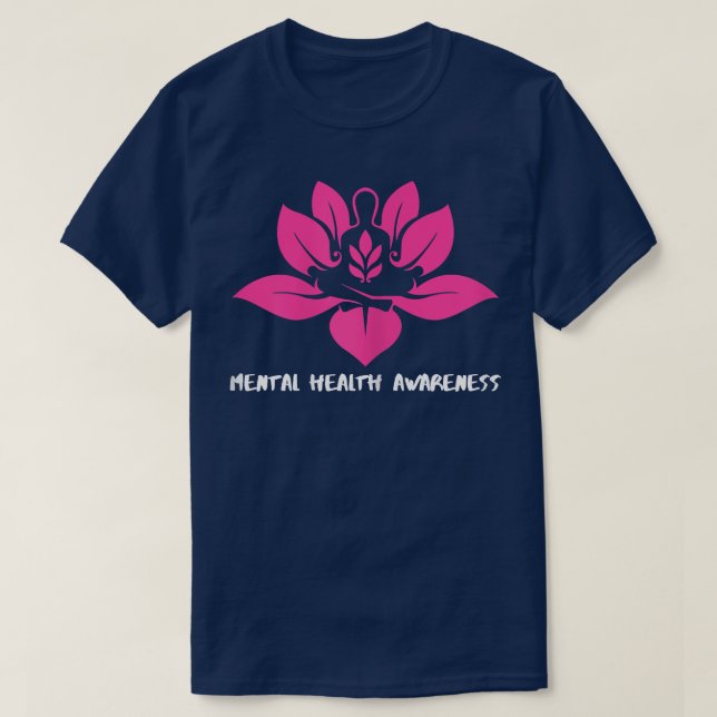 Camiseta Sensibilização para a saúde mental das mulheres701 (Frente do Design)