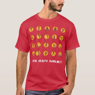 Camiseta Sensibilização para a Saúde Mental das Mulheres 70