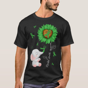 Camiseta Sensibilização para a saúde mental Elefante de gir
