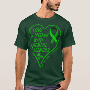 Camiseta Sensibilização Para A Saúde Mental Eu Amo Alguém C