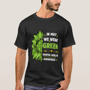 Camiseta Sensibilização para a saúde mental Fita Verde Gira