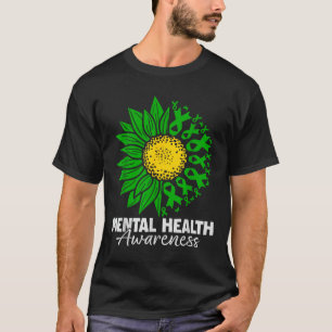Camiseta Sensibilização para a saúde mental Fita Verde Gira