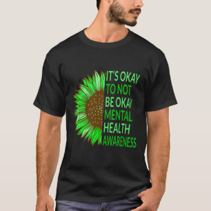 Camiseta Sensibilização Para A Saúde Mental Girassol Está T