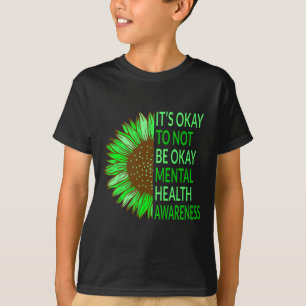 Camiseta Sensibilização Para A Saúde Mental Girassol Está T