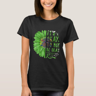 Camiseta Sensibilização Para A Saúde Mental Girassol Está T
