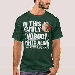 Camiseta Sensibilização Para A Saúde Mental Indica Friso Te