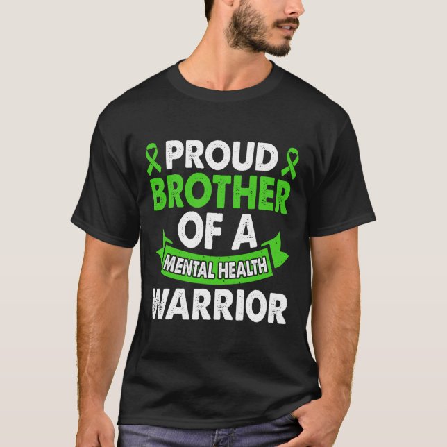 Camiseta Sensibilização Para A Saúde Mental Irmão Do Guerre (Frente)
