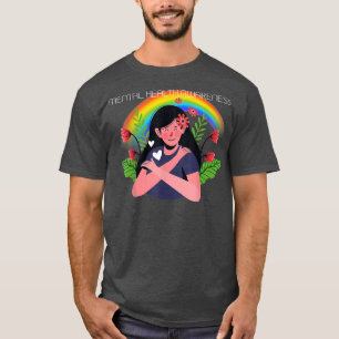 Camiseta Sensibilização para a Saúde Mental Lgbtq 3010