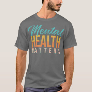 Camiseta Sensibilização para a Saúde Mental Mês Saúde Menta