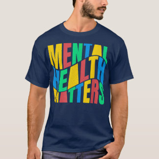 Camiseta Sensibilização para a Saúde Mental Mês Saúde Menta