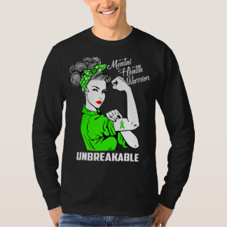 Camiseta Sensibilização para a saúde mental Mês Verde insep