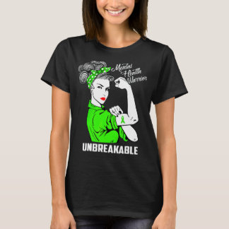 Camiseta Sensibilização para a saúde mental Mês Verde insep