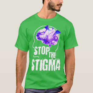 Camiseta Sensibilização Para A Saúde Mental Para O Estigma