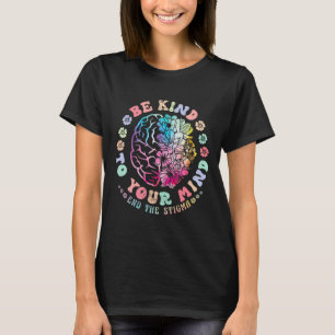 Camiseta Sensibilização Para A Saúde Mental Seja Amável Par