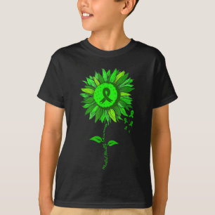 Camiseta Sensibilização para a saúde mental Sunflower Green