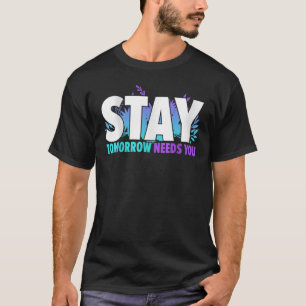 Camiseta Sensibilização para a saúde mental Suporte para pe