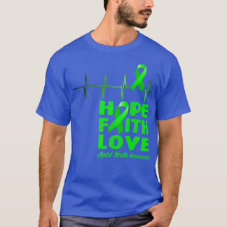Camiseta Sensibilização para a saúde mental Verde3473