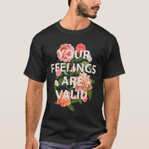 Camiseta Sensibilização Para A Saúde Mês Os Seus Sentimento