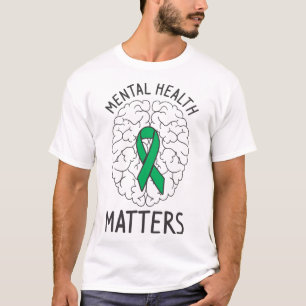 Camiseta Sensibilização para a saúde Mês Problemas de saúde