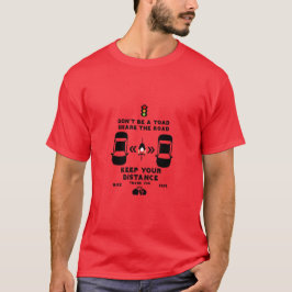 Camiseta Sensibilização para a segurança rodoviária