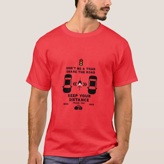 Camiseta Sensibilização para a segurança rodoviária (Frente)