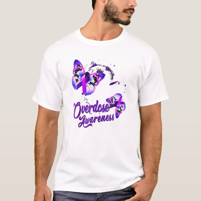 Camiseta Sensibilização para a sobredosagem (Frente)