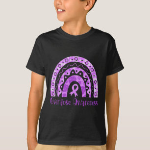 Camiseta Sensibilização para a Sobredosagem Arco - Roxo Rox
