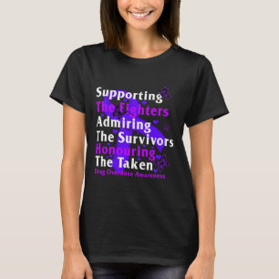 Camiseta Sensibilização Para A Sobredosagem De Medicamentos