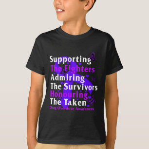 Camiseta Sensibilização Para A Sobredosagem De Medicamentos