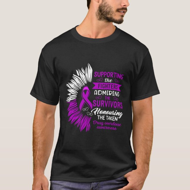 Camiseta Sensibilização Para A Sobredosagem De Medicamentos (Frente)