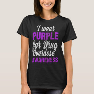Camiseta Sensibilização para a Sobredosagem de Medicamentos