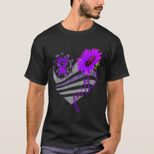 Camiseta Sensibilização para a Sobredosagem Friso do Coraçã