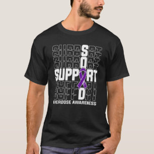 Camiseta Sensibilização para a sobredosagem na esquadra