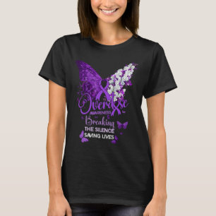 Camiseta Sensibilização Para A Sobredosagem Quebra O Silênc